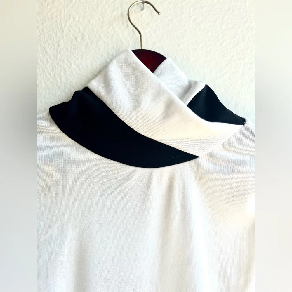 Two-Toned Turtleneck - Picture 2 of 4
